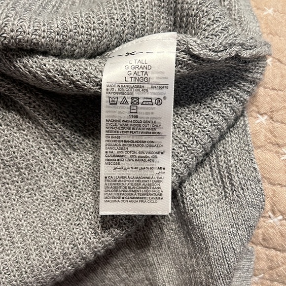 Gray tunic sweater - Picture 6 of 6